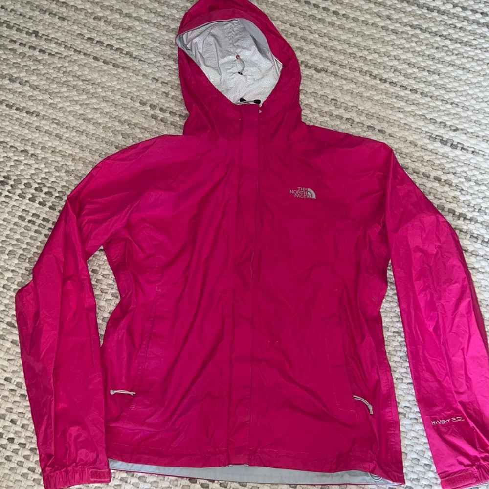 North face rain coat
